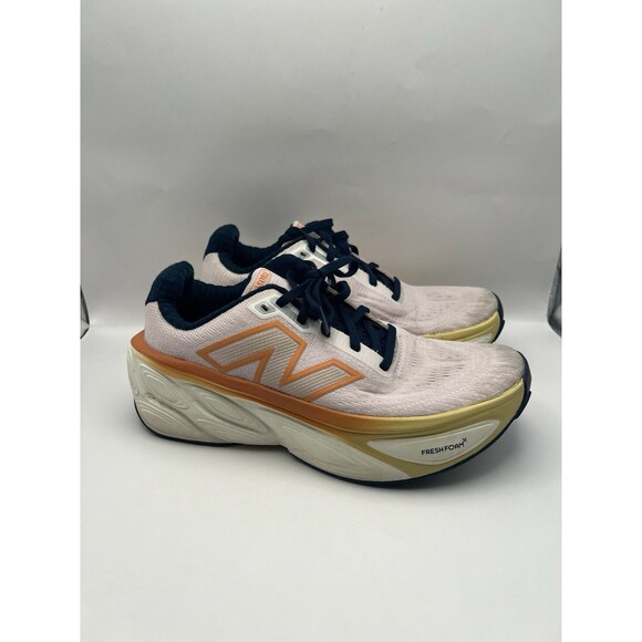 New Balance Shoes - New Balance Athletic Shoes - White, Orange, Navy